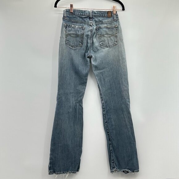 Abercrombie & Fitch Madison Distressed Flare Jeans Size 4 - Picture 4 of 7